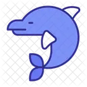 Delfinario Delfin Aro Para Saltar Icono