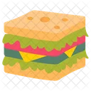 Deli Fast Food Sandwich Symbol
