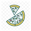 Deliciosa pizza  Icono