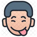 Chico Emoji Sonriente Icono