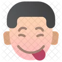 Chico Emoji Sonriente Icono