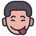 Chico Emoji Sonriente Icono