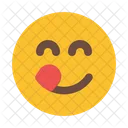 Delicioso Emoji Emoticones Icono