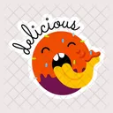 Donut Delicioso Donut Dulce Emoji De Donut Icono