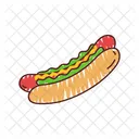 Hot Dog Food Fast Food Icon