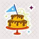 Delicious Cake Tier Cake Independence Cake Icon