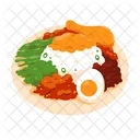 Food Nasi Padang Icon