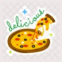 Delicious Pizza  Icon