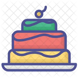 Delicious Yuletide Cake Icons  Icon