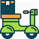 Delivery Bike Food Icon