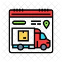 Delivery Scheduling Logistic Icon