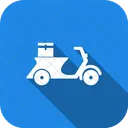 Delivery Motorbike Icon