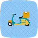 Delivery Motorbike Icon