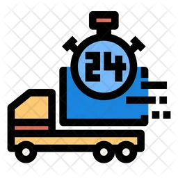 Delivery 24 hour  Icon