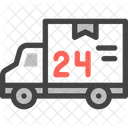 Delivery 24 Hours  Icon