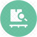 Delivery Package Magnifying Icon