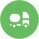 Delivery Truck Concrete Icon