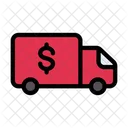 Delivery Truck Banking Icon