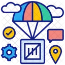 Delivery Parachute Product Icon