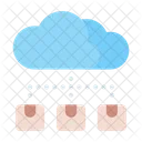 Delivery Cloud Computing Icon