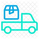Delivery Truck Shipping Box Icon