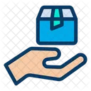 Hand Package Box Package Icon