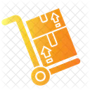 Delivery Logistics Trolley Icon