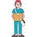 Delivery Messenger Courier Icon