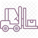 Delivery Product Loading Fork Lift Icon