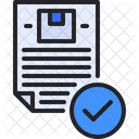 Delivery Approve Document Checklist Icon