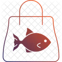Delivery Bag Fish Delivery Bag Seafood Bag Icon