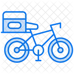 Delivery bicycle  Icon