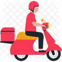 Delivery Bike Delivery Package Icon