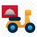 Delivery Motorcycle Motorbike Icon