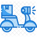 Delivery Bike Delivery Scooter Scooter Icon