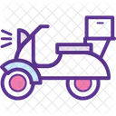 Delivery Bike Cargo Icon