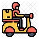 Delivery Bike Icon