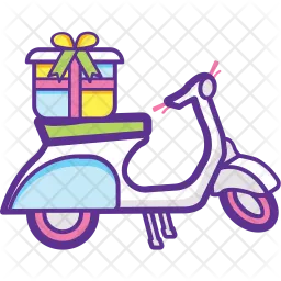 Delivery Bike  Icon