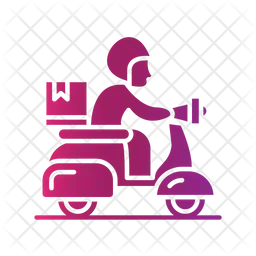 Delivery Bike  Icon