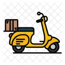 Delivery Delivery Scooter Scooter Icon