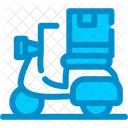 Delivery Bike Food Icon