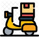 Delivery Bike Food Icon