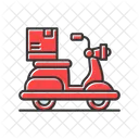 Delivery Bike Food Delivery Icon