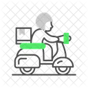 Delivery Bike  Icon
