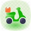 Delivery Bike Icon