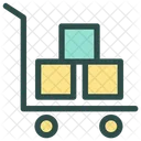 Trolley Delivery Shipping Icon
