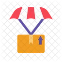 Delivery Parachute Box Icon