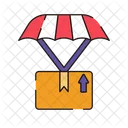 Delivery Parachute Box Icon