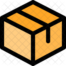 Delivery Box Icon - Download in Colored Outline Style