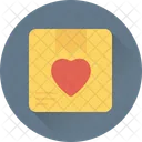 Delivery Box Heart Icon